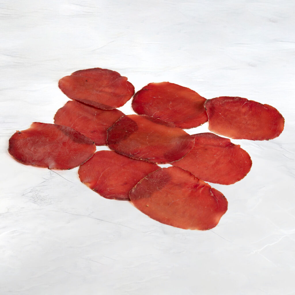 fette di bresaola di fassone piemontese