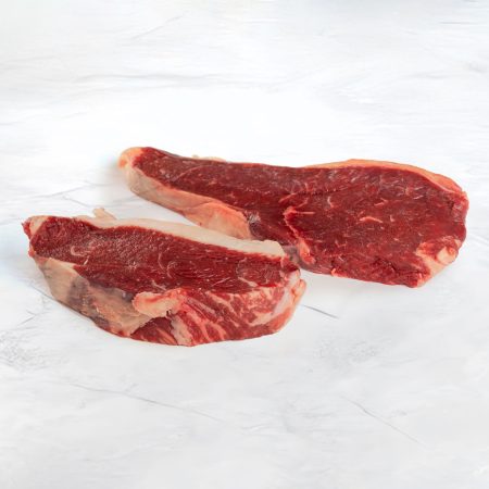 due fette di picanha di fassone piemontese dal colore rosso vivo