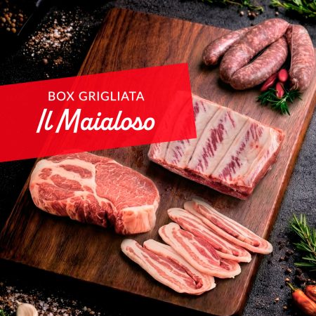 box grigliata di maiale