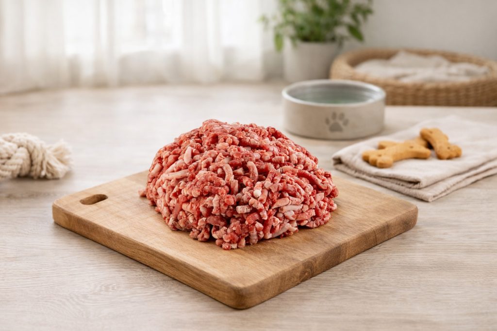 carne cruda per cani Faccia Fratelli