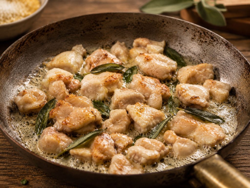 animelle di vitello in padella con burro
