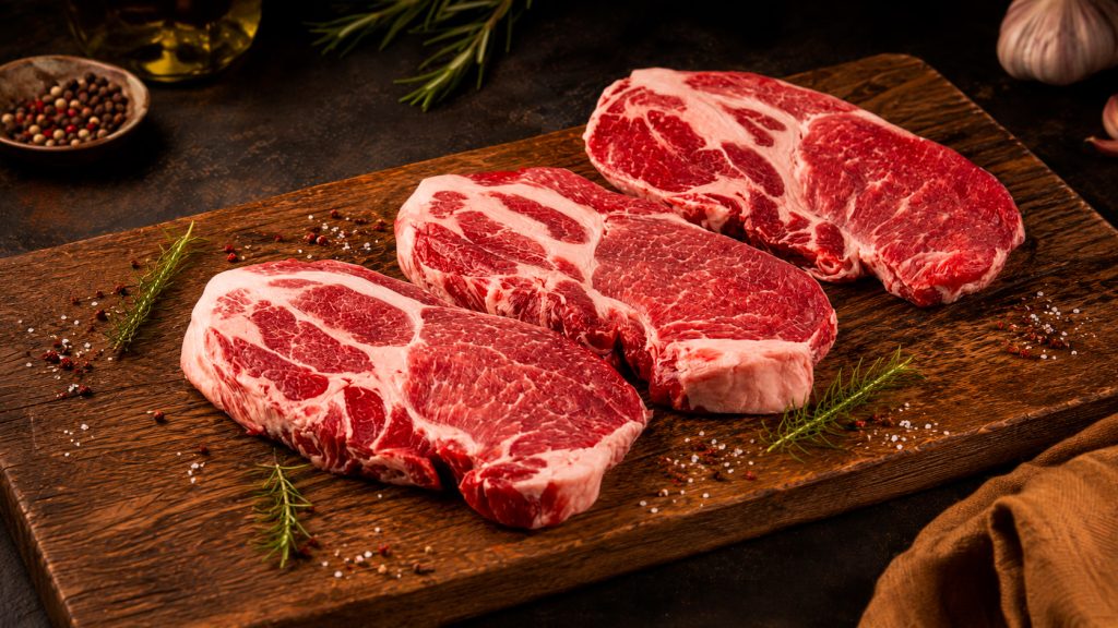 Capocollo di maiale su tagliere
