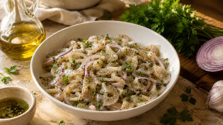 Insalata di nervetti con zampe di vitello